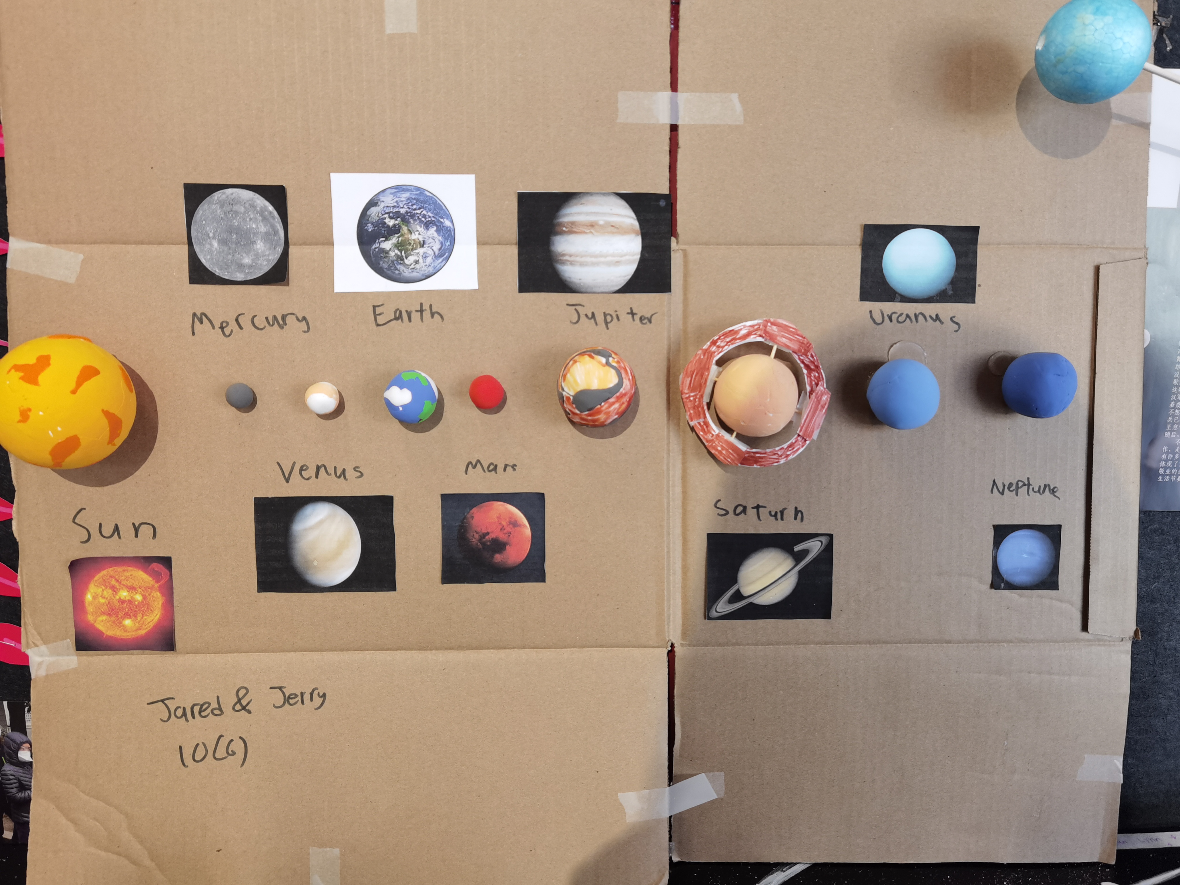 太阳系模型制作方法图片